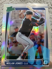 2021 Donruss Optic Prizm Nolan Jones #RP25 Cleveland Indians